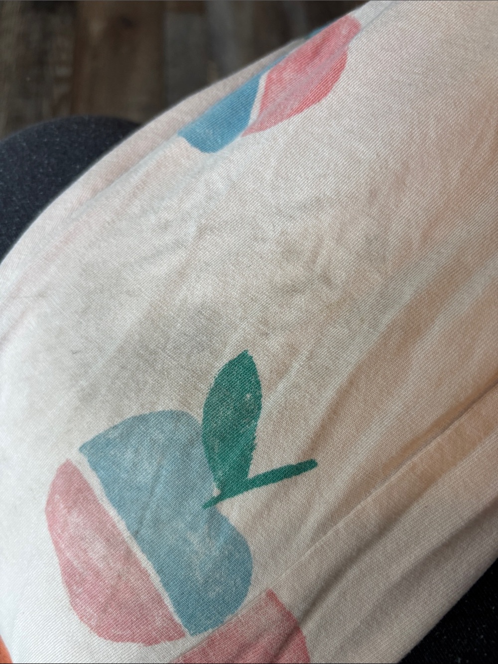 Kids Apple Print Fall set - Picture 3 of 4